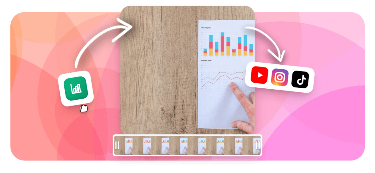Hero - Animated line graph maker with a draw-on line chart
