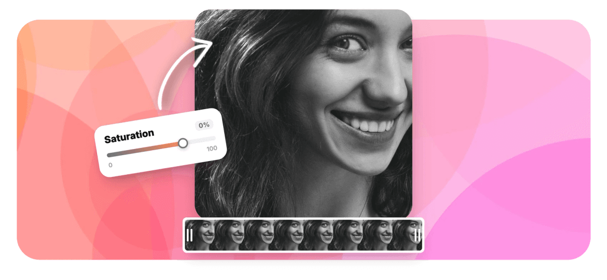 Hero - Make a video black and white online