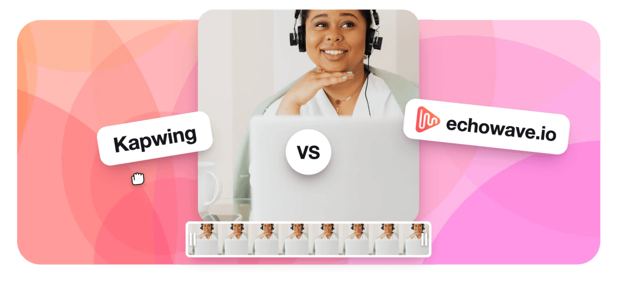 Hero - Kapwing vs EchoWave, a free online video editor