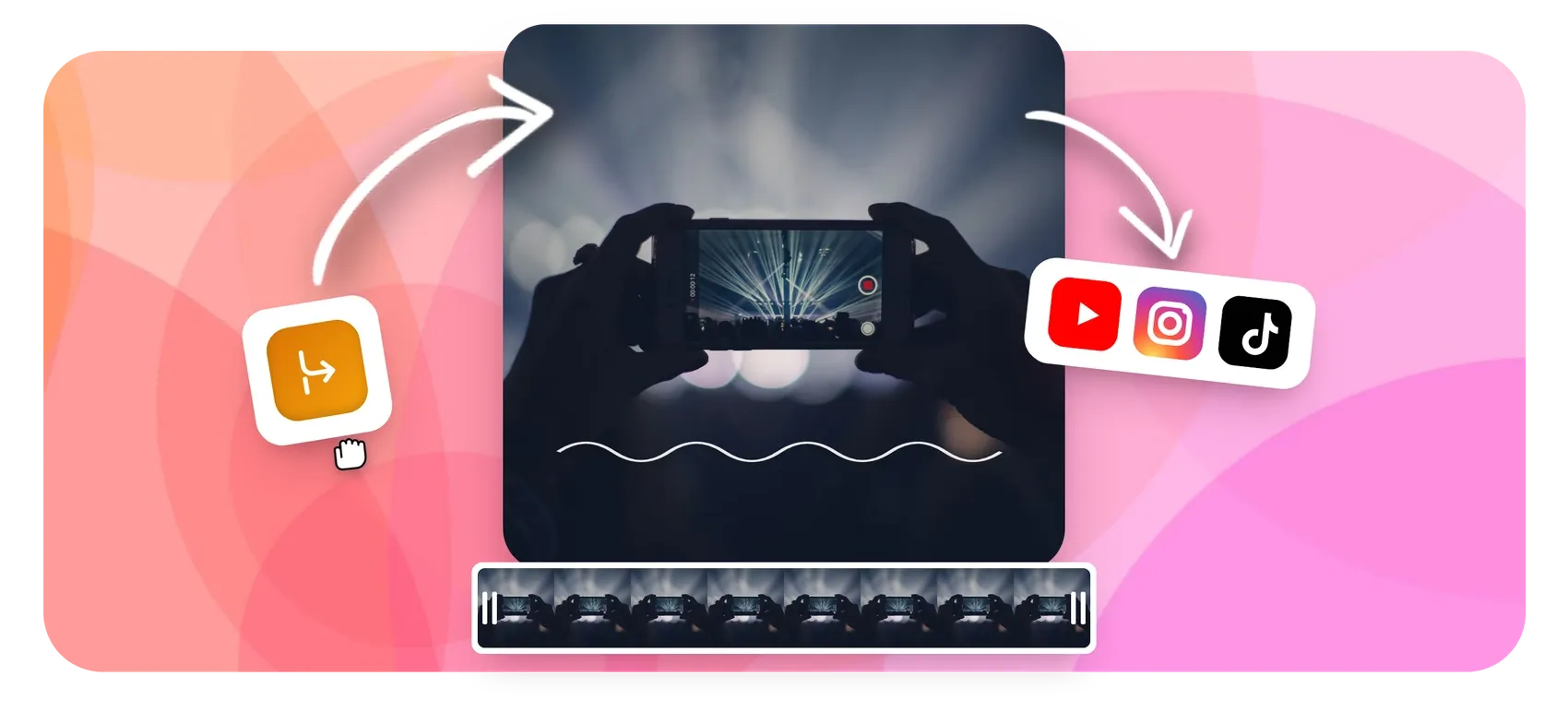 Montage maker that cuts clips to music