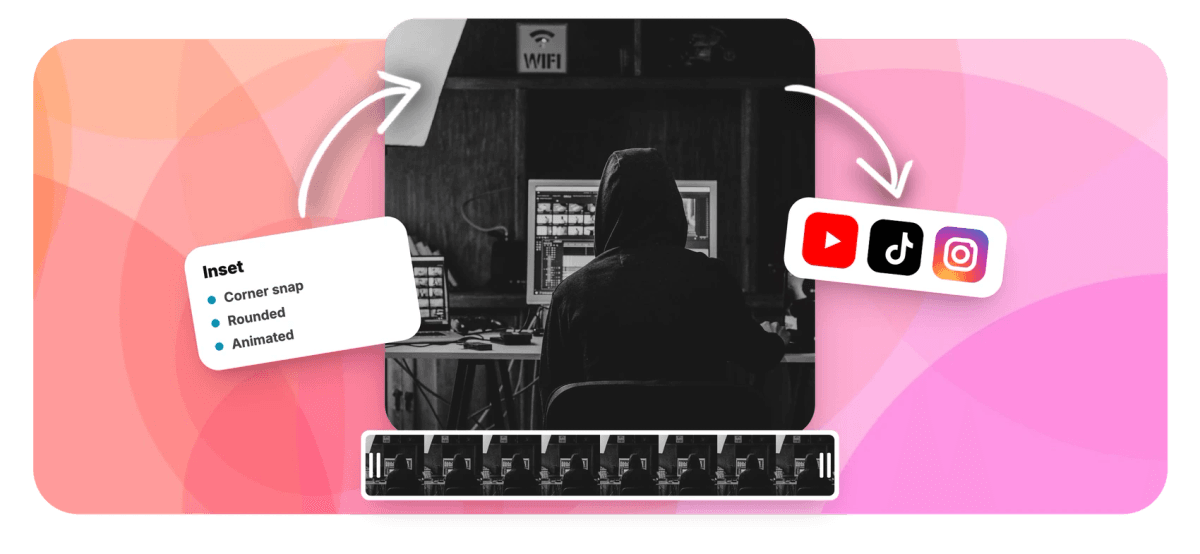 Hero - Picture in picture video overlay editor