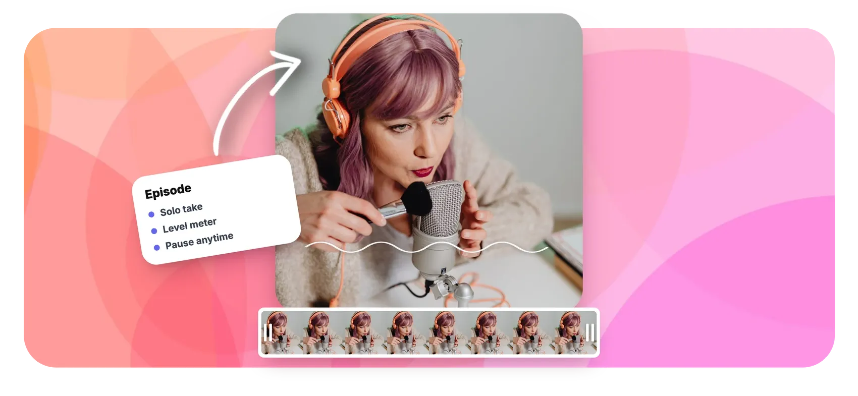 Podcast recorder: record solo episodes in the browser