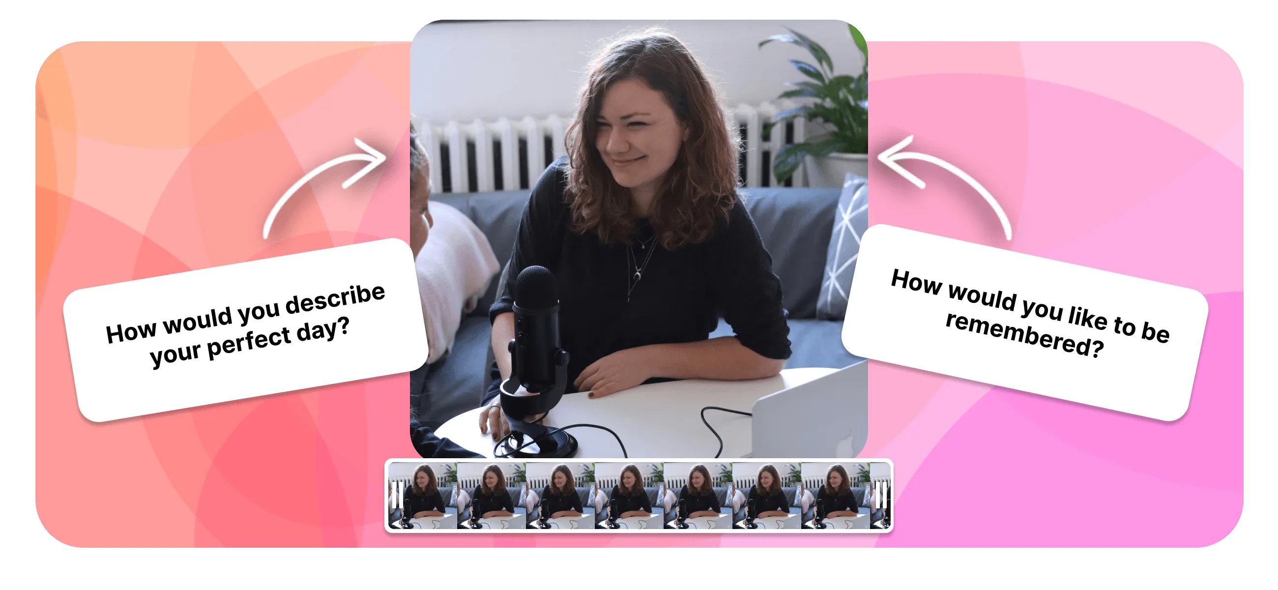 
Preguntas para entrevista de pódcast preparadas para un episodio
