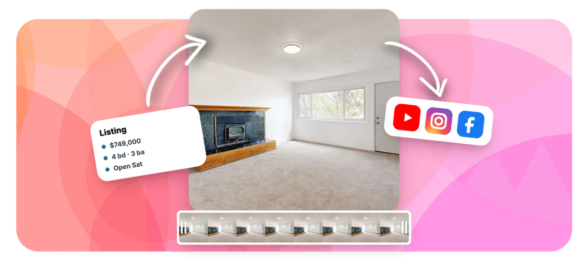 Hero - Real estate listing video maker