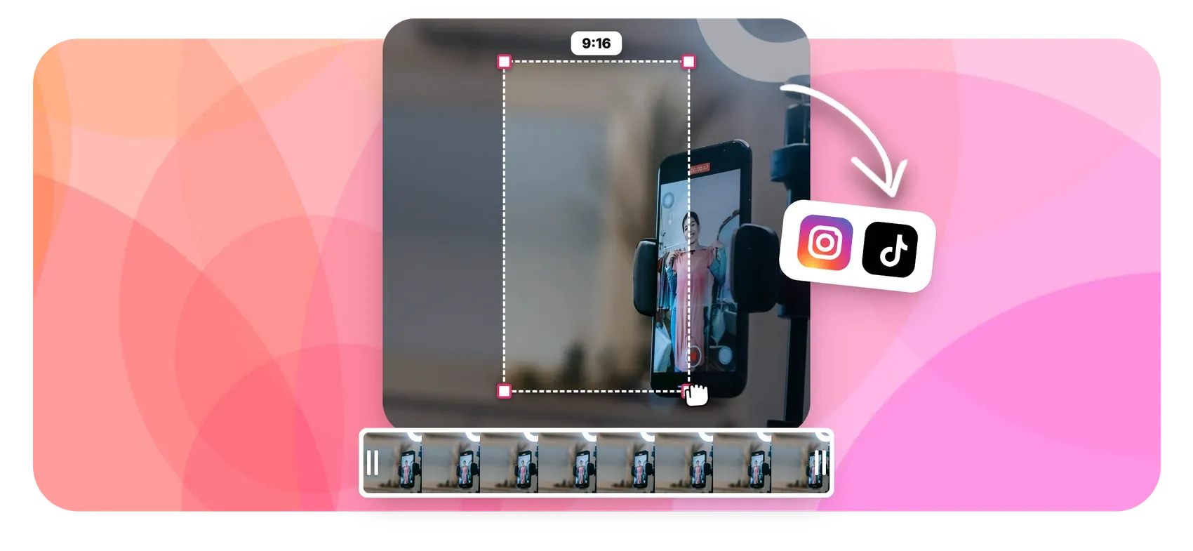 Repost TikToks as Instagram Reels