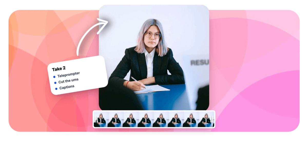 Hero - Video resume maker with teleprompter