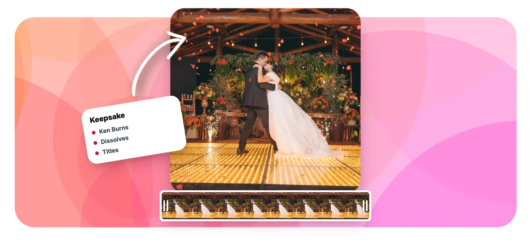 Wedding video maker with photos and music