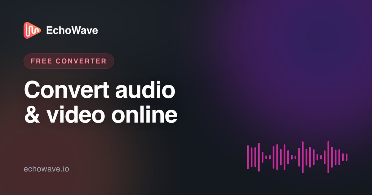 Wave Mp4 WAV to MP4 Converter: Free Online, No Signup